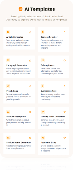 AI Templates Generator